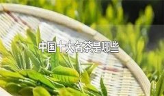 我國的十大名茶是什么，分別有哪些特點？