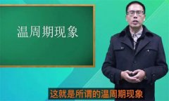 什么是溫周期現(xiàn)象？溫周期現(xiàn)象名詞解釋